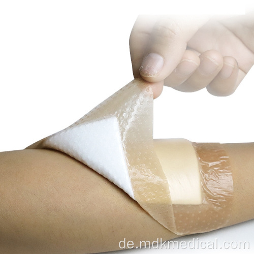 Silikonschaumdressing mit Grenzwundpflege Wundheilung